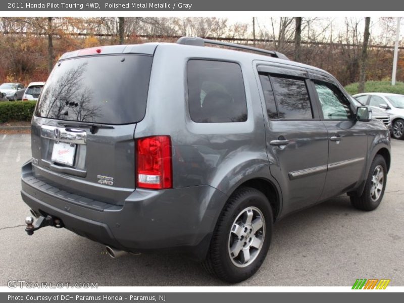 Polished Metal Metallic / Gray 2011 Honda Pilot Touring 4WD