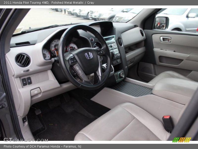 Polished Metal Metallic / Gray 2011 Honda Pilot Touring 4WD