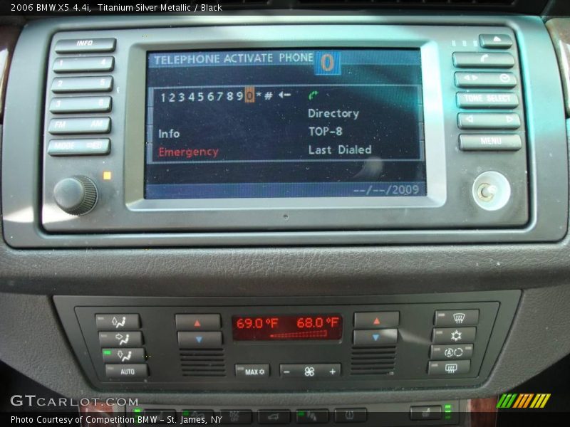 Titanium Silver Metallic / Black 2006 BMW X5 4.4i