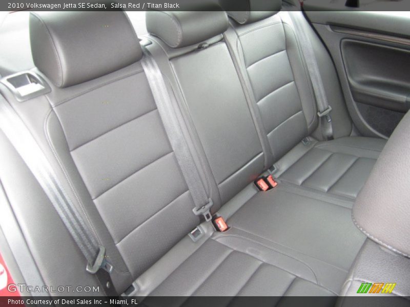 Salsa Red / Titan Black 2010 Volkswagen Jetta SE Sedan