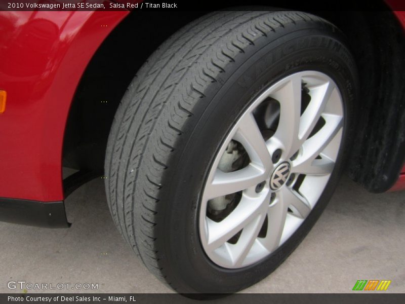 Salsa Red / Titan Black 2010 Volkswagen Jetta SE Sedan