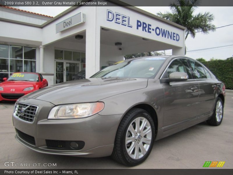 Oyster Gray Metallic / Sandstone Beige 2009 Volvo S80 3.2