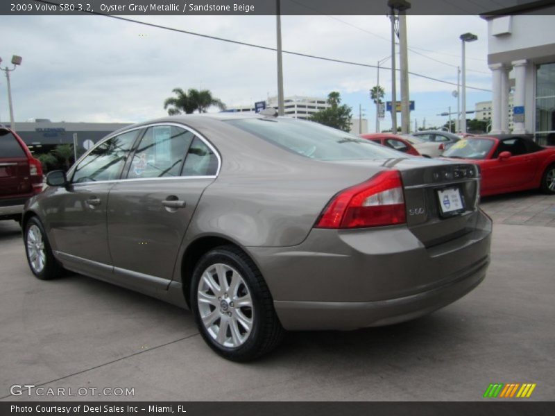 Oyster Gray Metallic / Sandstone Beige 2009 Volvo S80 3.2