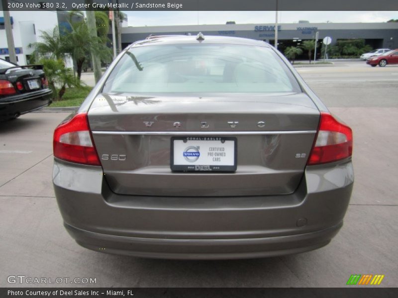 Oyster Gray Metallic / Sandstone Beige 2009 Volvo S80 3.2