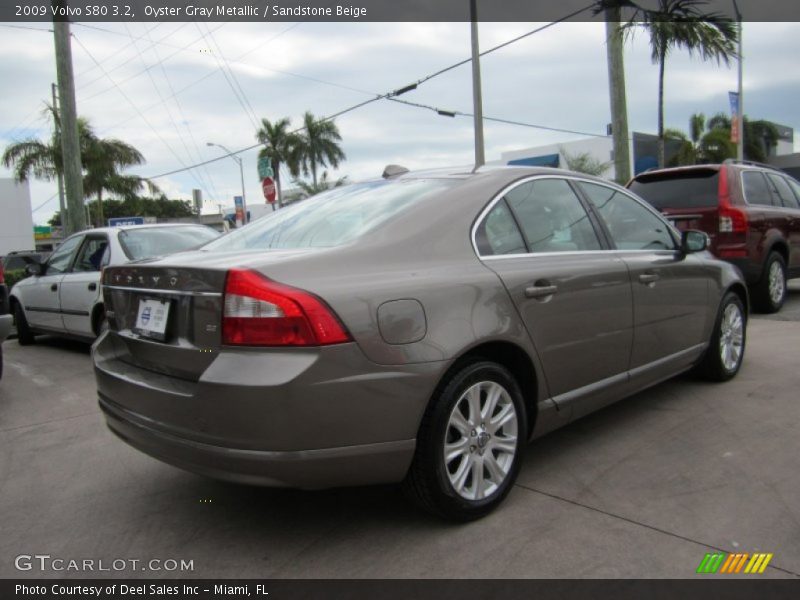 Oyster Gray Metallic / Sandstone Beige 2009 Volvo S80 3.2