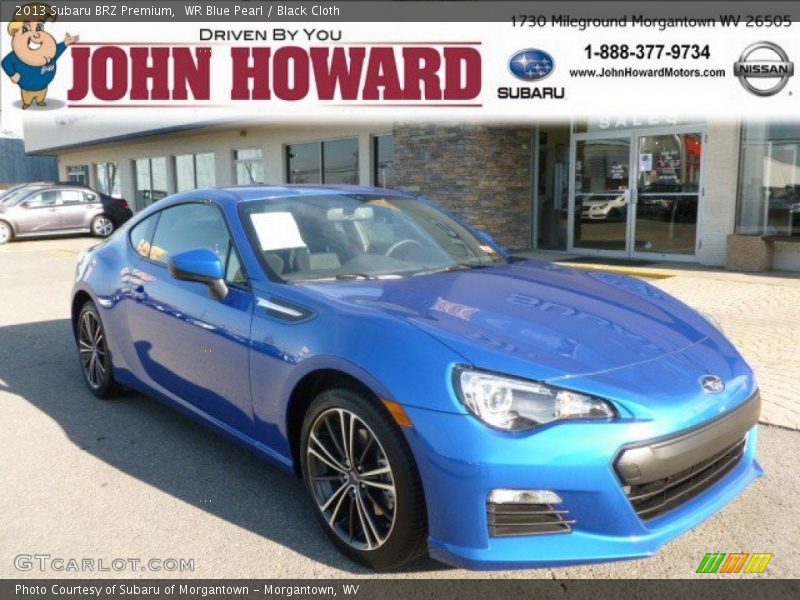 WR Blue Pearl / Black Cloth 2013 Subaru BRZ Premium