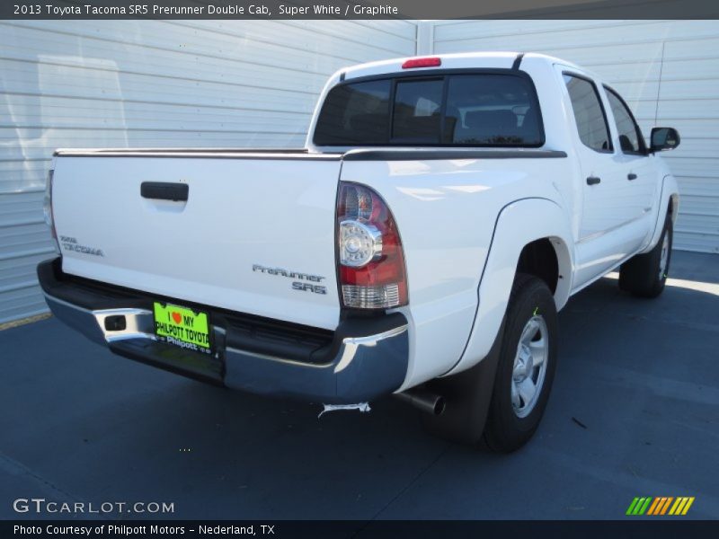 Super White / Graphite 2013 Toyota Tacoma SR5 Prerunner Double Cab