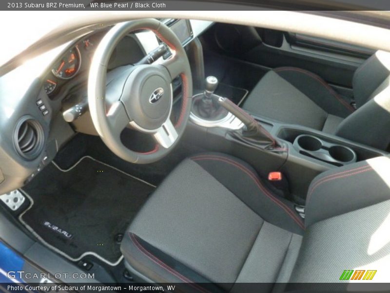  2013 BRZ Premium Black Cloth Interior
