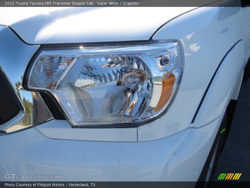 Super White / Graphite 2013 Toyota Tacoma SR5 Prerunner Double Cab