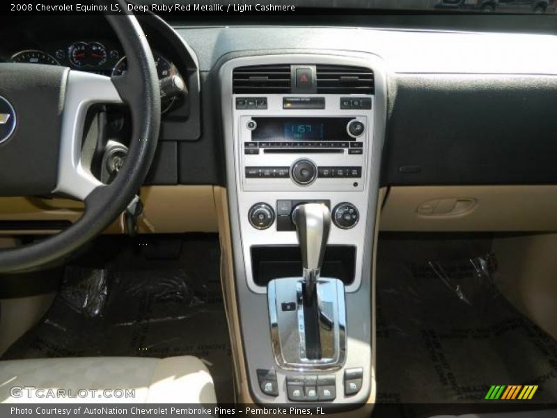 Deep Ruby Red Metallic / Light Cashmere 2008 Chevrolet Equinox LS