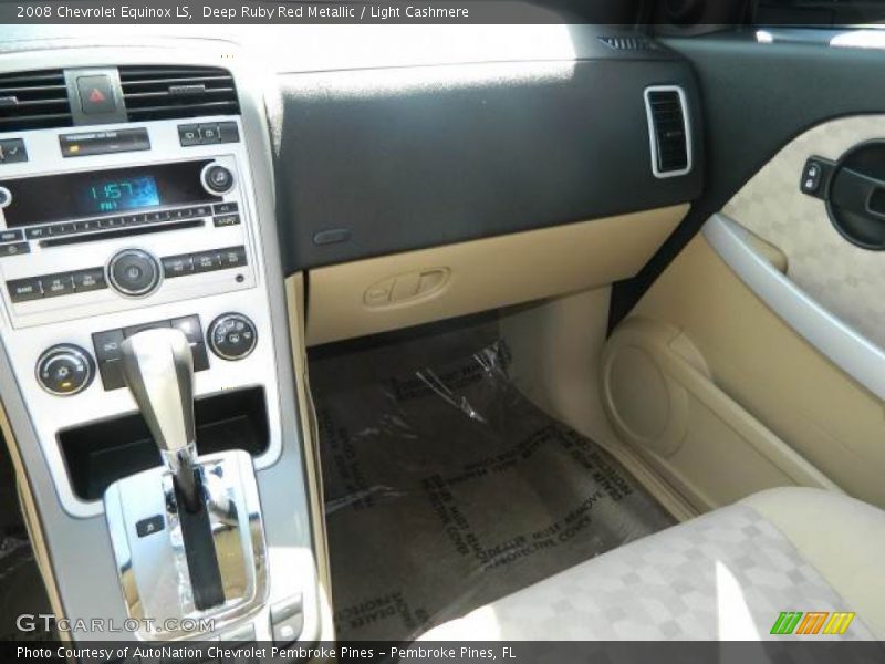Deep Ruby Red Metallic / Light Cashmere 2008 Chevrolet Equinox LS