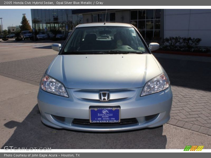 Opal Silver Blue Metallic / Gray 2005 Honda Civic Hybrid Sedan