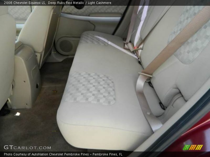 Deep Ruby Red Metallic / Light Cashmere 2008 Chevrolet Equinox LS
