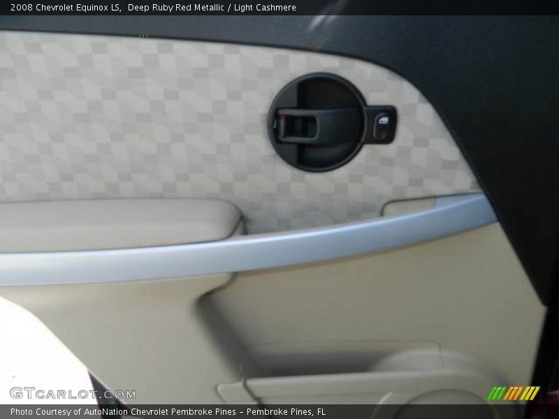 Deep Ruby Red Metallic / Light Cashmere 2008 Chevrolet Equinox LS