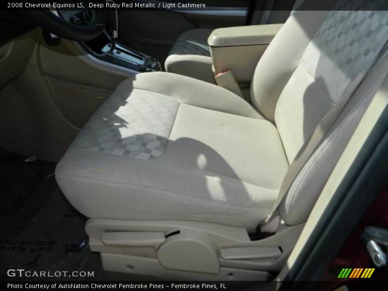 Deep Ruby Red Metallic / Light Cashmere 2008 Chevrolet Equinox LS
