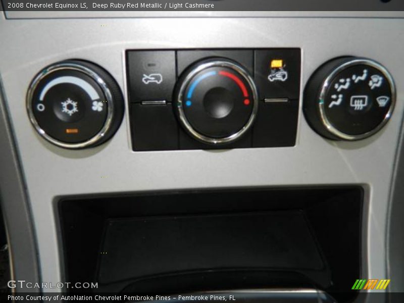 Controls of 2008 Equinox LS
