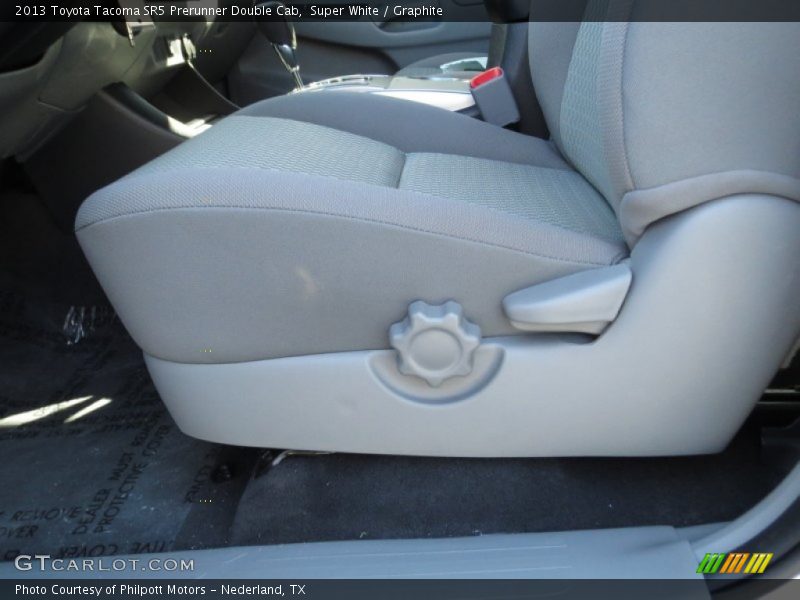 Super White / Graphite 2013 Toyota Tacoma SR5 Prerunner Double Cab