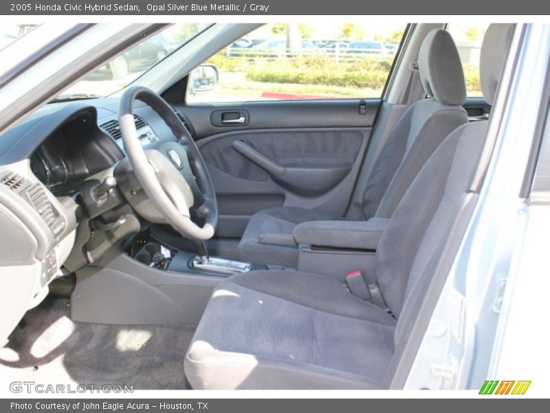 Front Seat of 2005 Civic Hybrid Sedan