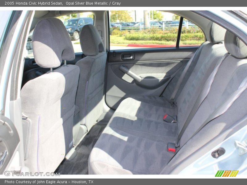 Opal Silver Blue Metallic / Gray 2005 Honda Civic Hybrid Sedan