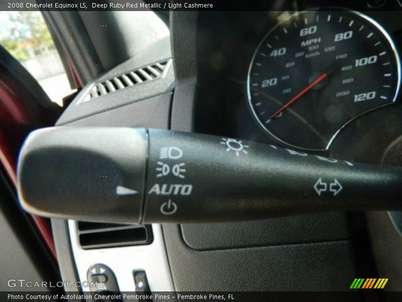Deep Ruby Red Metallic / Light Cashmere 2008 Chevrolet Equinox LS