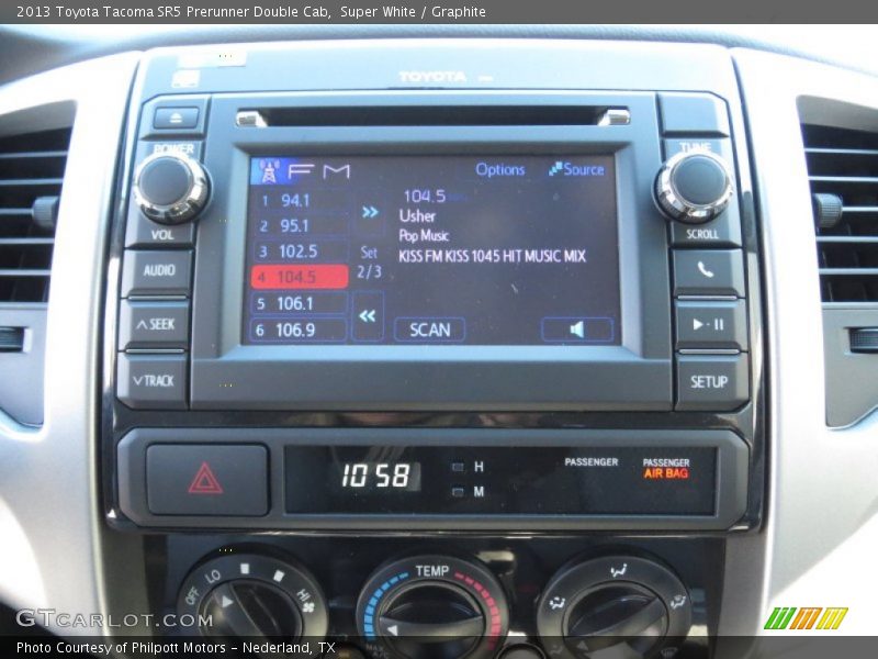 Audio System of 2013 Tacoma SR5 Prerunner Double Cab