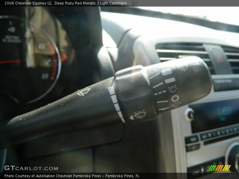 Deep Ruby Red Metallic / Light Cashmere 2008 Chevrolet Equinox LS