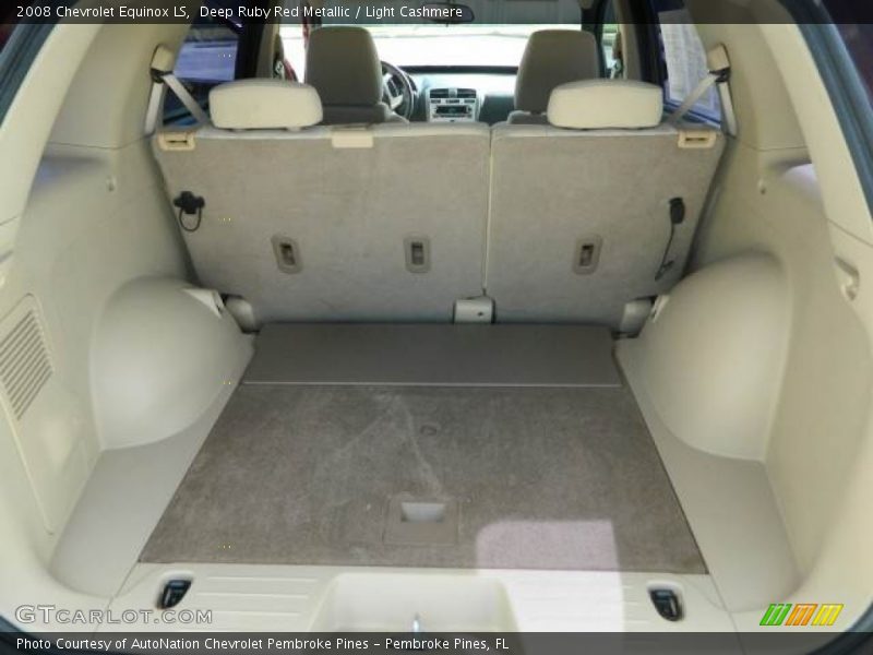 Deep Ruby Red Metallic / Light Cashmere 2008 Chevrolet Equinox LS