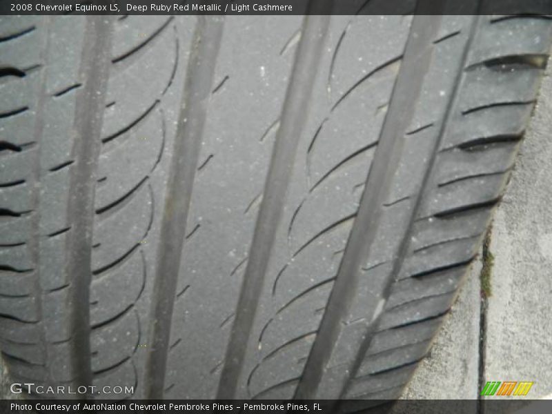Deep Ruby Red Metallic / Light Cashmere 2008 Chevrolet Equinox LS