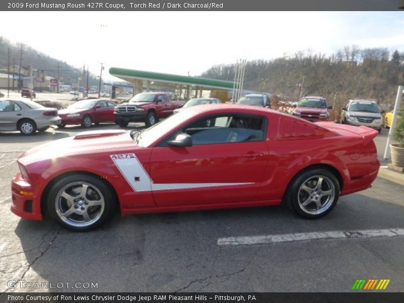 Torch Red / Dark Charcoal/Red 2009 Ford Mustang Roush 427R Coupe