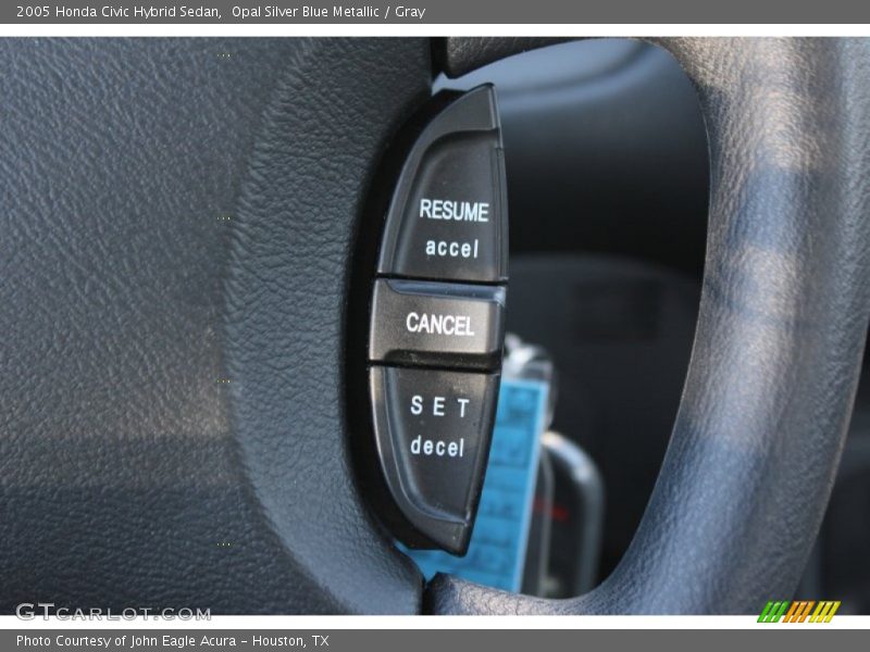 Opal Silver Blue Metallic / Gray 2005 Honda Civic Hybrid Sedan