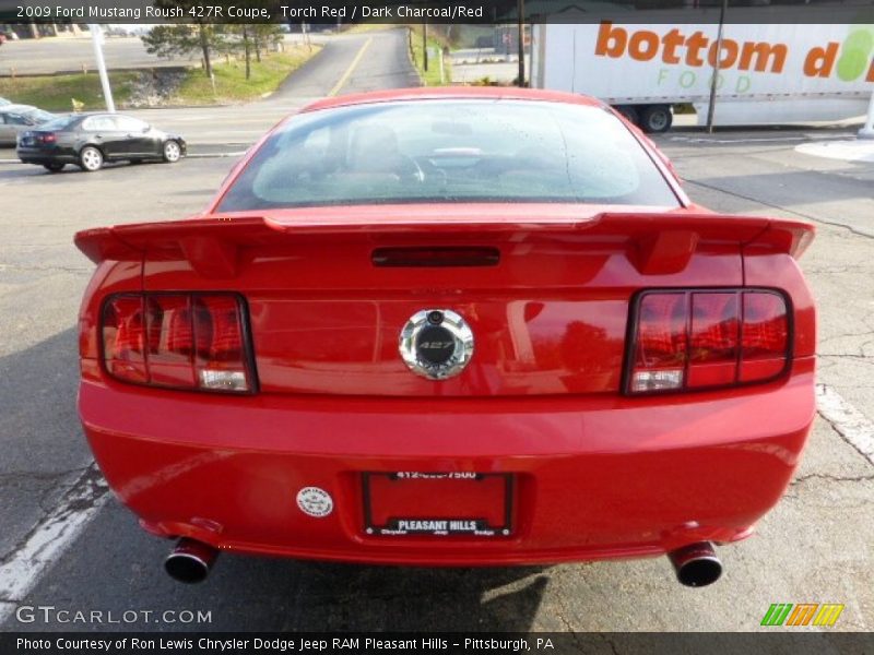 Torch Red / Dark Charcoal/Red 2009 Ford Mustang Roush 427R Coupe