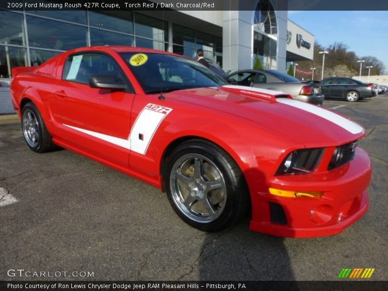 Torch Red / Dark Charcoal/Red 2009 Ford Mustang Roush 427R Coupe