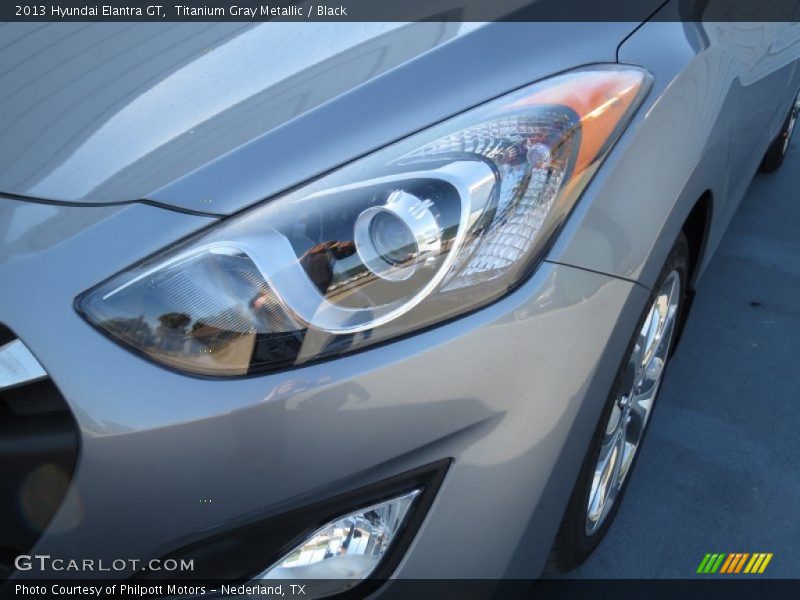 Titanium Gray Metallic / Black 2013 Hyundai Elantra GT