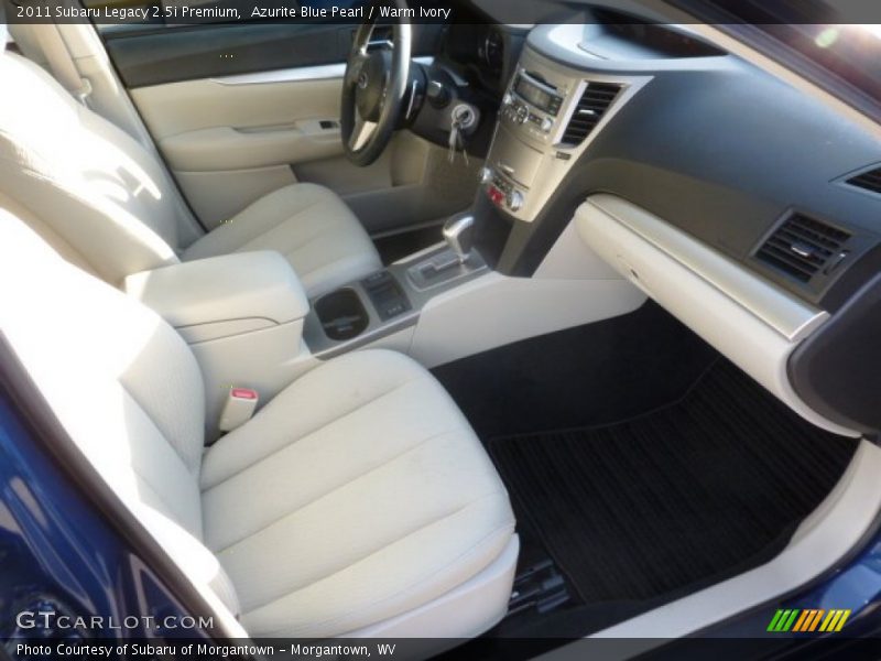 Azurite Blue Pearl / Warm Ivory 2011 Subaru Legacy 2.5i Premium