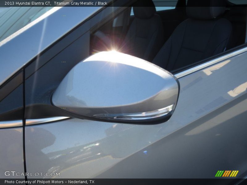 Titanium Gray Metallic / Black 2013 Hyundai Elantra GT