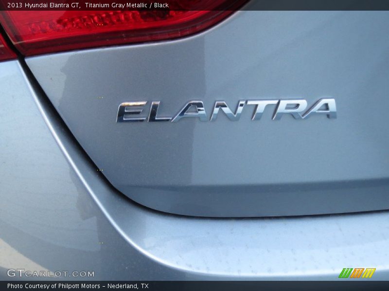 Titanium Gray Metallic / Black 2013 Hyundai Elantra GT