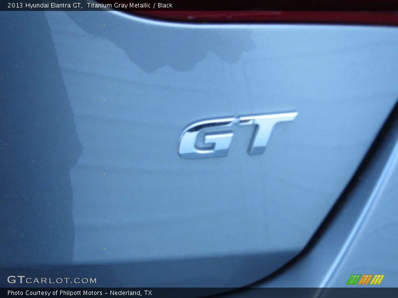 Titanium Gray Metallic / Black 2013 Hyundai Elantra GT