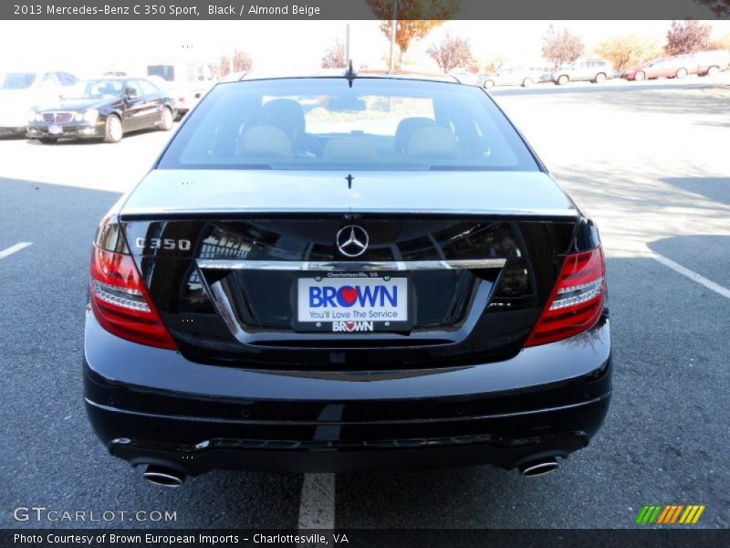 Black / Almond Beige 2013 Mercedes-Benz C 350 Sport