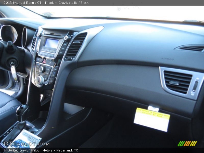Titanium Gray Metallic / Black 2013 Hyundai Elantra GT