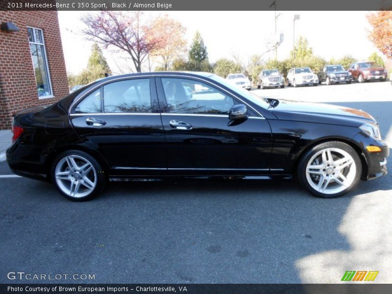 Black / Almond Beige 2013 Mercedes-Benz C 350 Sport