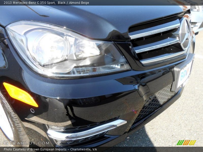 Black / Almond Beige 2013 Mercedes-Benz C 350 Sport