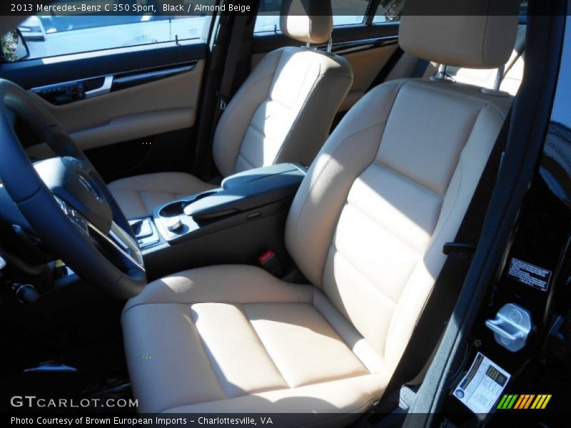 Black / Almond Beige 2013 Mercedes-Benz C 350 Sport