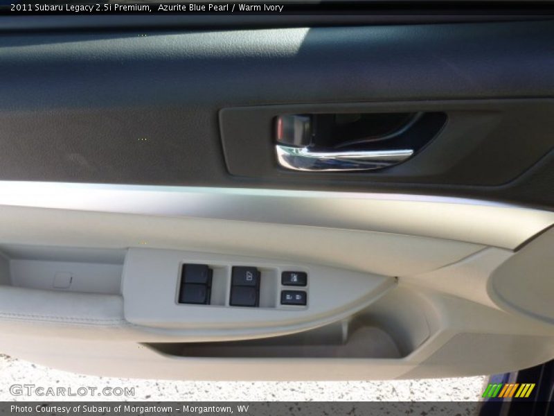 Azurite Blue Pearl / Warm Ivory 2011 Subaru Legacy 2.5i Premium