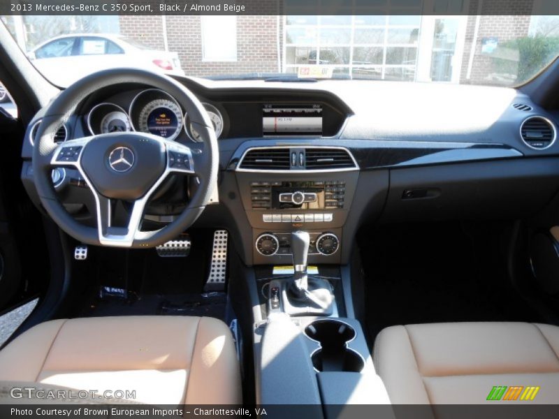 Black / Almond Beige 2013 Mercedes-Benz C 350 Sport