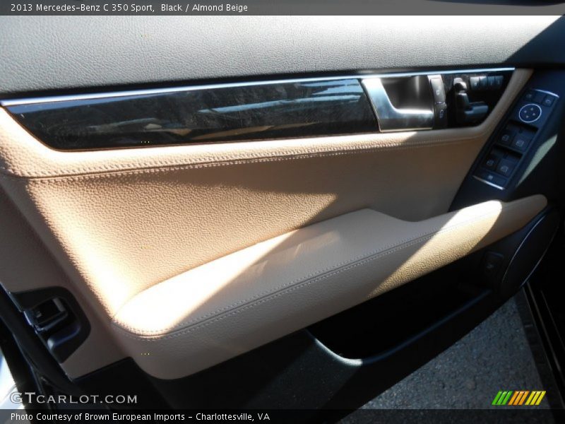 Black / Almond Beige 2013 Mercedes-Benz C 350 Sport