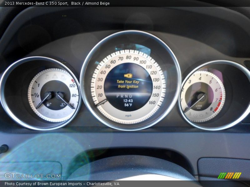 Black / Almond Beige 2013 Mercedes-Benz C 350 Sport