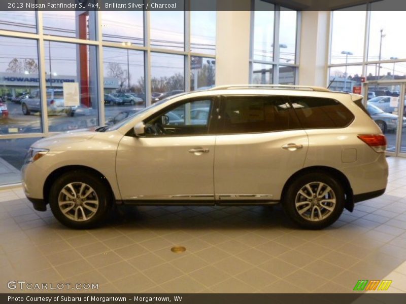 Brilliant Silver / Charcoal 2013 Nissan Pathfinder SL 4x4