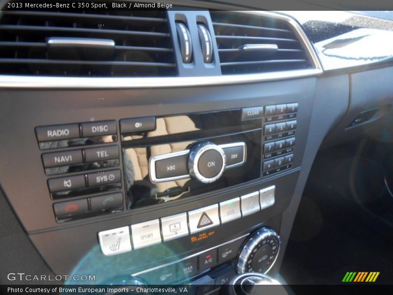 Black / Almond Beige 2013 Mercedes-Benz C 350 Sport