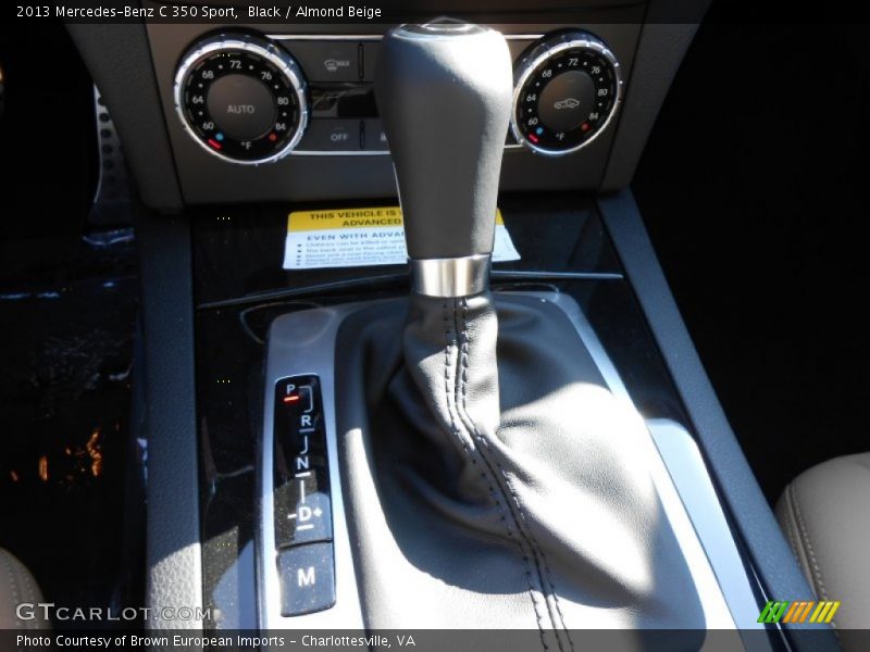 Black / Almond Beige 2013 Mercedes-Benz C 350 Sport