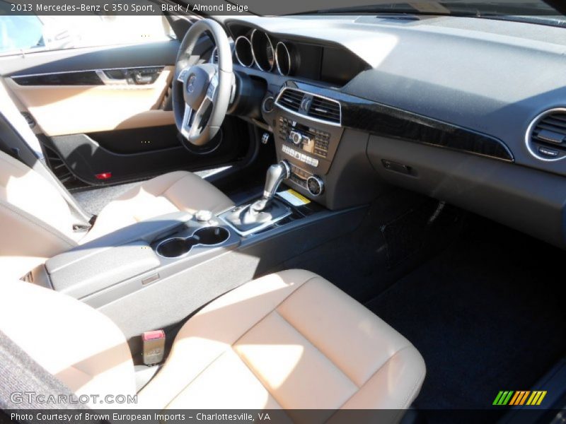 Black / Almond Beige 2013 Mercedes-Benz C 350 Sport